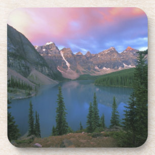 Kanada, Alberta, Lake Moraine bei Morgengrauen, Ba Getränkeuntersetzer