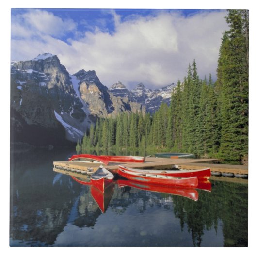 Kanada, Alberta, Moraine Lake. Der Glanz Fliese (Vorderseite)