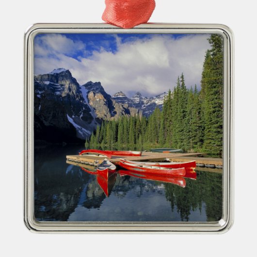 Kanada, Alberta, Moraine Lake. Der Glanz Ornament Aus Metall (Vorne)