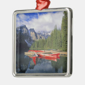 Kanada, Alberta, Moraine Lake. Der Glanz Ornament Aus Metall (Links)