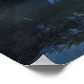 Kanada, Alberta, Moraine Lake. Der Glanz Poster (Ecke)