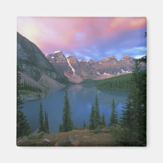 Kanada, Alberta, Moraine-See bei Dawn, Banff Magnet (Vorne)