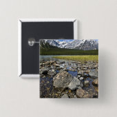 Kanada, Alberta, Rocky Mountains, Banff National Button (Vorne & Hinten)