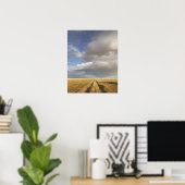 Kanada, Alberta, Stand Off: Landschaft mit Poster (Heimbüro)