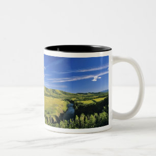 Kanada, Alberta, The Highwood River Zweifarbige Tasse