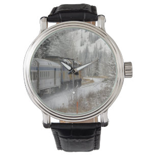 Kanada, Alberta. VIA Schienennetz Armbanduhr