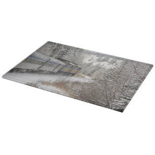 Kanada, Alberta. VIA Schienennetz Schneidebrett