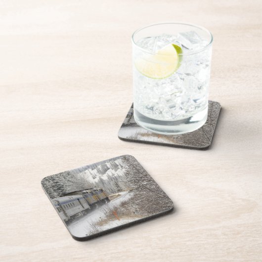 Kanada, Alberta. VIA Schienennetz Untersetzer (Rechte Seite)