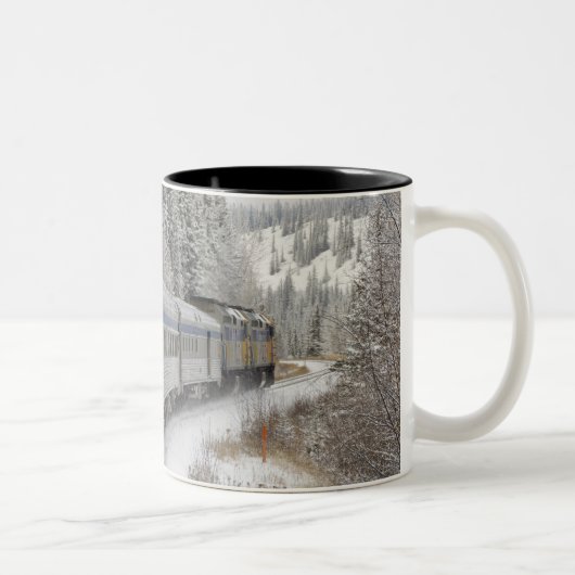 Kanada, Alberta. VIA Schienennetz Zweifarbige Tasse (Rechts)