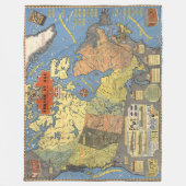 Kanada am Krieg Fleecedecke (Vorderseite)