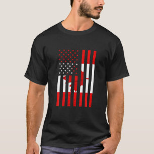 Kanada Amerika USA Kanadischer Stolz Kanadische Fl T-Shirt