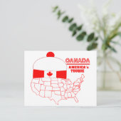Kanada - Amerikas Coole Tuque Postkarte (Stehend Vorderseite)