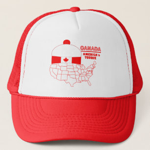 Kanada - Amerikas cooles Tuque Truckerkappe
