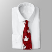 Kanada-Andenken-Krawatte rote Retro Mapleleaf Krawatte (Gebunden)