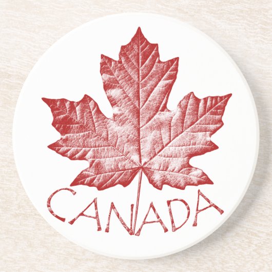 Kanada-Andenken-Untersetzer-Retro Sandstein Untersetzer (Vorne)