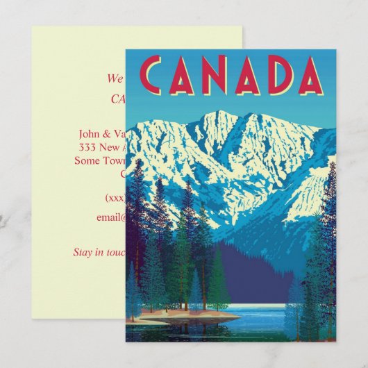 Kanada - Ankündigung (Vorne/Hinten)