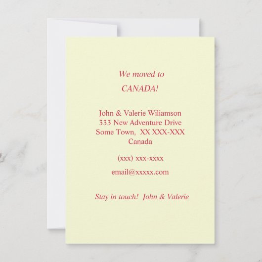 Kanada - Ankündigung (Rückseite)