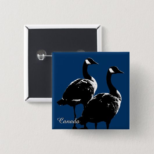 Kanada Anthem Button Canada Souvenirs Canada Gift (Vorne & Hinten)