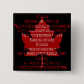 Kanada Anthem Button Canada Souvenirs Canada Gift (Vorderseite)
