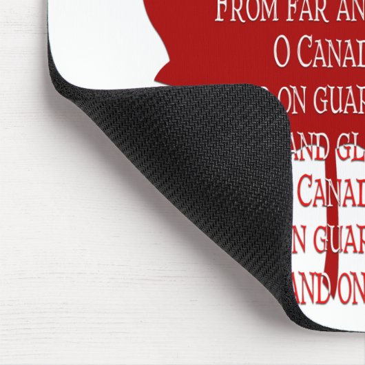Kanada Anthem Mousepad Canada Maple Leaf Mousepad (Ecke)