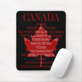 Kanada Anthem Mousepad Canada Maple Leaf Mousepad (Mit Mouse)