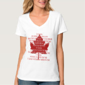 Kanada Anthem Tank Top Souvenir Kanada Shirt (Vorderseite)
