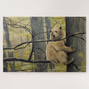 Kanada Art Puzzles - Kermode Bear Forest Puzzles