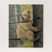 Kanada Art Puzzles - Kermode Bear Forest Puzzles (Vertikal)