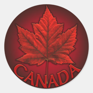 Kanada Aufkleber Rot Kanada Souvenir Aufkleber
