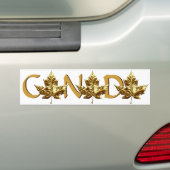 Kanada Autoaufkleber Gold-Ahornblättersticker (Auf Auto)
