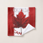Kanada Badetuch Set Custom Canada Flag Handtücher (Waschlappen)
