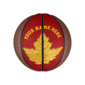 Kanada Basketball Custom Canada Maple Leaf Geschen (Vertikal)