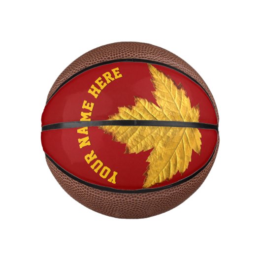 Kanada Basketball Custom Canada Maple Leaf Geschen (Vorderseite)