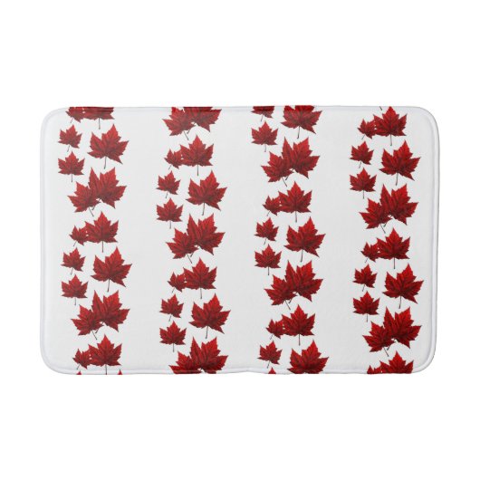Kanada Bath Mat Canada Maple Leaf Decke Badematte (Vorderseite)