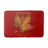 Kanada Bath Mat Custom Canada Mapsleaf Souvenir Badematte (Vorderseite)