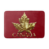 Kanada Bath Mat Gold Custom Canada Souvenir Dekor Badematte (Vorderseite)