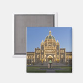 Kanada, BC, Victoria, BC Legislature Gebäude am Magnet (Vorderseite/Rückseite)