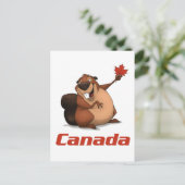 Kanada Beaver Postcard Postkarte (Stehend Vorderseite)