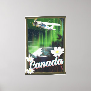 Kanada Berg Reiseplakat Leinwanddruck
