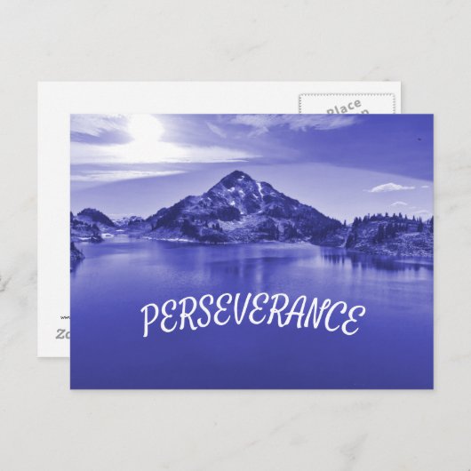 Kanada Berge Ausdauer Postkarte (Vorne/Hinten)