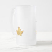 Kanada-Bier-Tassevarsity-Kanada-Andenken-Gläser Mattglas Bierglas (Vorderseite Links)