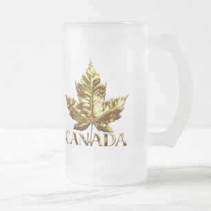 Kanada Bierkrug Goldmedaille Kanada Souvenir Gläse Mattglas Bierglas