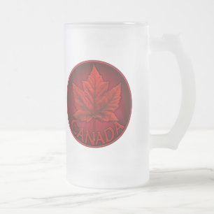 Kanada Bierkrug Kanada Ahornblatt Souvenir Gläser Mattglas Bierglas