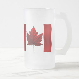 Kanada Bierkrug Kanada Flagge Souvenir Gläser Mattglas Bierglas