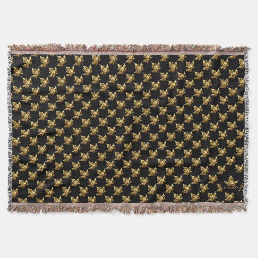 Kanada Blanket Kanada Gold Kanada Medaille Throw Decke (Vorderseite)