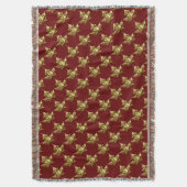 Kanada Blanket Kanada Gold Medaille Souvenir Throw Decke (Vorderseite Vertikal)