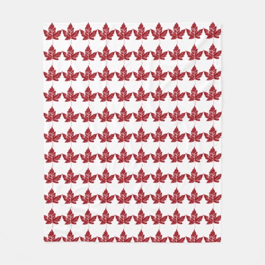 Kanada Blanket Retro Kanada Souvenir Blanket Fleecedecke (Vorderseite)
