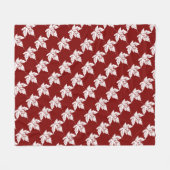 Kanada Blanket Retro Kanada Souvenir Blanket Fleecedecke (Vorderseite (Horizontal))