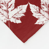 Kanada Blanket Retro Kanada Souvenir Blanket Fleecedecke (Ecke)