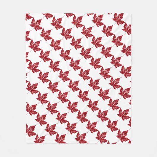 Kanada Blanket Retro Kanada Souvenir Blanket Fleecedecke (Vorderseite)